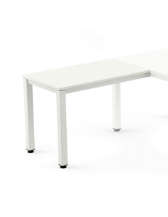 ALA PARA MESA SERIE EXECUTIVE 100X60 BLANCO / BLANCO ROCADA 2107AM04