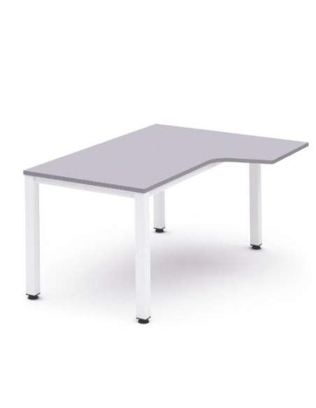 MESA DE OFICINA SERIE EXECUTIVE FORMA L DERECHA 160X120 BLANCO/GRIS ROCADA 2051AM02 MESA DE OFICINA SERIE EXECUTIVE FORMA L DERECHA 160X120 BLANCO/GRIS ROCADA 2051AM02