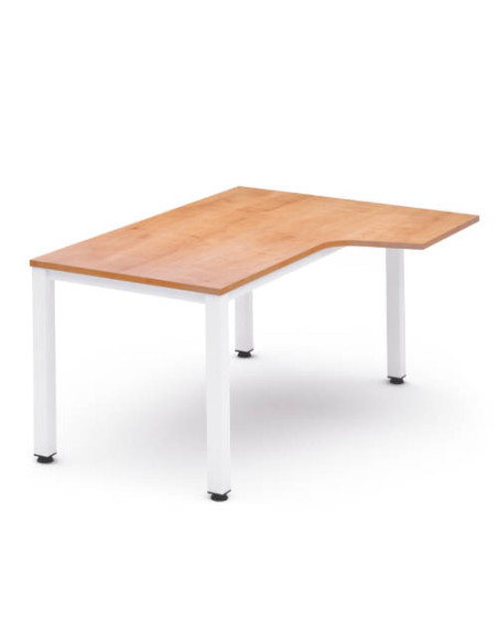 MESA DE OFICINA SERIE EXECUTIVE FORMA L DERECHA 160X120 BLANCO/ROBLE ROCADA 2051AM08 MESA DE OFICINA SERIE EXECUTIVE FORMA L DERECHA 160X120 BLANCO/ROBLE ROCADA 2051AM08