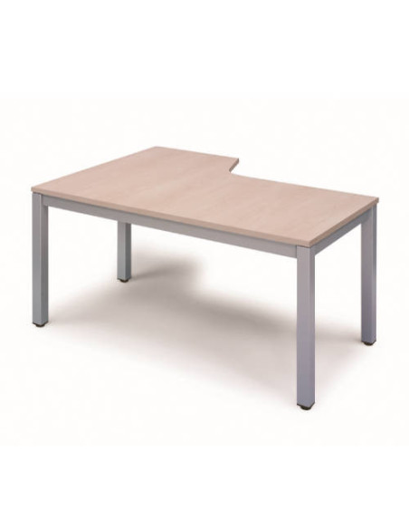 MESA DE OFICINA SERIE EXECUTIVE FORMA L DERECHA 180X120 GRIS / HAYA ROCADA 2052AD01 MESA DE OFICINA SERIE EXECUTIVE FORMA L DERECHA 180X120 GRIS / HAYA ROCADA 2052AD01