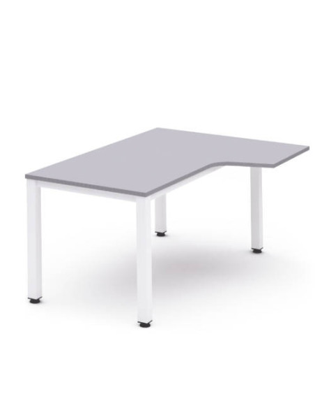 MESA DE OFICINA SERIE EXECUTIVE FORMA L DERECHA 180X120 BLANCO/GRIS ROCADA 2052AM02 MESA DE OFICINA SERIE EXECUTIVE FORMA L DERECHA 180X120 BLANCO/GRIS ROCADA 2052AM02