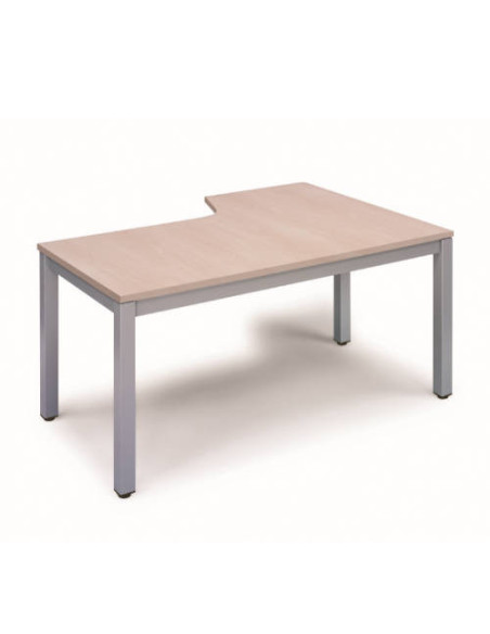 MESA DE OFICINA SERIE EXECUTIVE FORMA L IZQUIERDA 160X120 GRIS / HAYA ROCADA 2053AD01 MESA DE OFICINA SERIE EXECUTIVE FORMA L IZQUIERDA 160X120 GRIS / HAYA ROCADA 2053AD01