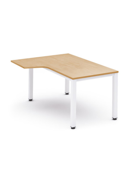 MESA DE OFICINA SERIE EXECUTIVE FORMA L IZQUIERDA 160X120 BLANCO/HAYA ROCADA 2053AM01 MESA DE OFICINA SERIE EXECUTIVE FORMA L IZQUIERDA 160X120 BLANCO/HAYA ROCADA 2053AM01