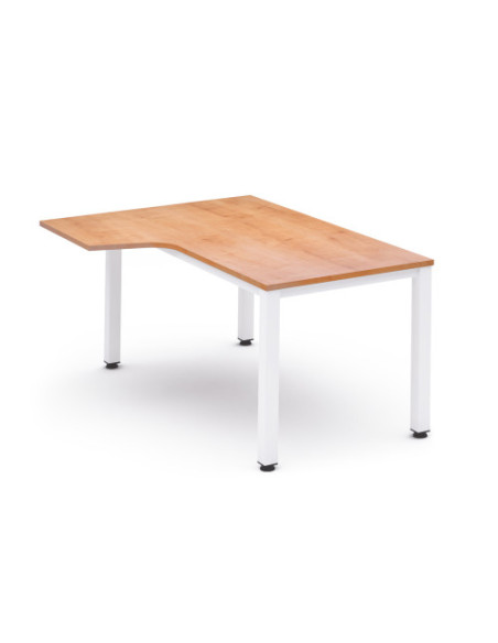 MESA DE OFICINA SERIE EXECUTIVE FORMA L IZQUIERDA 180X120 BLANCO/ROBLE ROCADA 2054AM08 MESA DE OFICINA SERIE EXECUTIVE FORMA L IZQUIERDA 180X120 BLANCO/ROBLE ROCADA 2054AM08