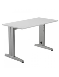 MESA DE OFICINA SERIE METAL 120X60 GRIS / GRIS ROCADA 2000AC02