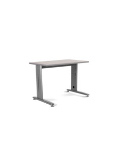 MESA DE OFICINA SERIE METAL 140X80 GRIS / GRIS ROCADA 2001AC02