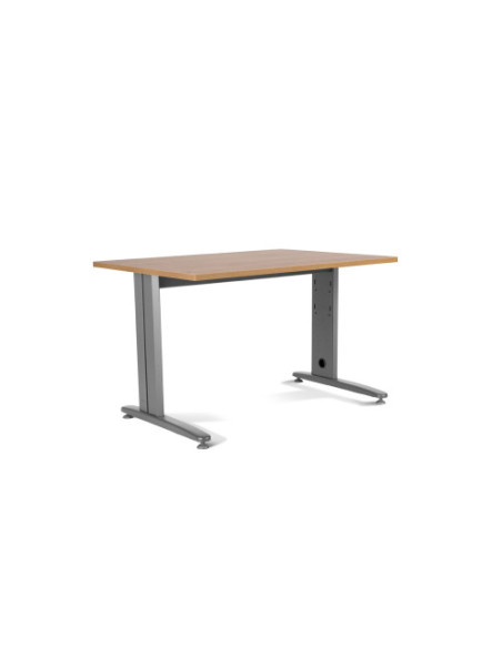 MESA DE OFICINA SERIE METAL 140X80 GRIS / ROBLE ROCADA 2001AC08 MESA DE OFICINA SERIE METAL 140X80 GRIS / ROBLE ROCADA 2001AC08