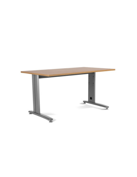 MESA DE OFICINA SERIE METAL 160X80 GRIS / ROBLE ROCADA 2002AC08 MESA DE OFICINA SERIE METAL 160X80 GRIS / ROBLE ROCADA 2002AC08