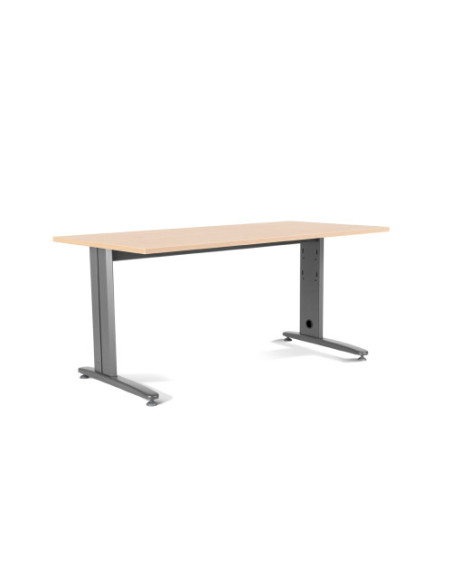 MESA DE OFICINA SERIE METAL 180X80 GRIS / HAYA ROCADA 2003AC01 MESA DE OFICINA SERIE METAL 180X80 GRIS / HAYA ROCADA 2003AC01