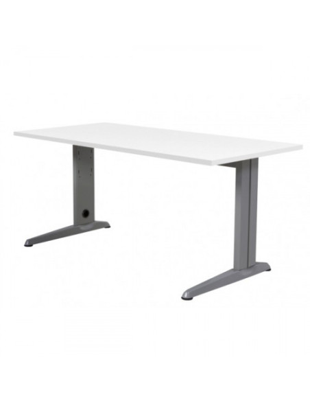 MESA DE OFICINA SERIE METAL 180X80 GRIS / BLANCO ROCADA 2003AC04 MESA DE OFICINA SERIE METAL 180X80 GRIS / BLANCO ROCADA 2003AC04