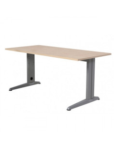 MESA DE OFICINA SERIE METAL 200X80 GRIS / HAYA ROCADA 2004AC01