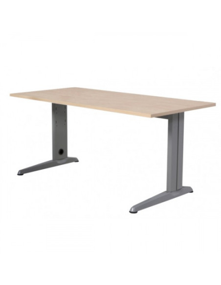 MESA DE OFICINA SERIE METAL 200X80 GRIS / HAYA ROCADA 2004AC01 MESA DE OFICINA SERIE METAL 200X80 GRIS / HAYA ROCADA 2004AC01