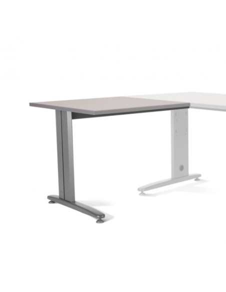 ALA PARA MESA DE OFICINA SERIE METAL 100X60 GRIS / GRIS ROCADA 2102AC02 ALA PARA MESA DE OFICINA SERIE METAL 100X60 GRIS / GRIS ROCADA 2102AC02