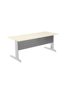 FALDÓN METÁLICO GRIS PARA MESA DE OFICINA SERIE METAL MEDIDA 160 CM. ROCADA 2936