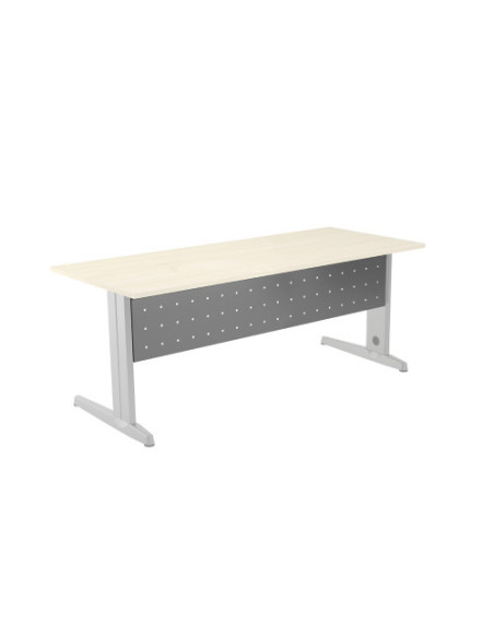 FALDÓN METÁLICO GRIS PARA MESA DE OFICINA SERIE METAL MEDIDA 160 CM. ROCADA 2936