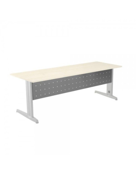 FALDÓN METÁLICO GRIS PARA MESA DE OFICINA SERIE METAL MEDIDA 180 CM. ROCADA 2937