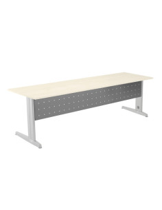 FALDÓN METÁLICO GRIS PARA MESA DE OFICINA SERIE METAL MEDIDA 200 CM. ROCADA 2938