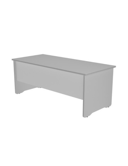 MESA DE OFICINA SERIE WORK 180X80 GRIS / GRIS ROCADA 2003AN02V24