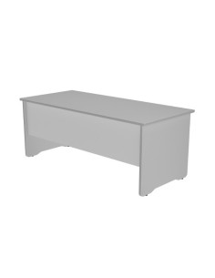 MESA DE OFICINA SERIE WORK 200X80 GRIS / GRIS ROCADA 2004AN02V24