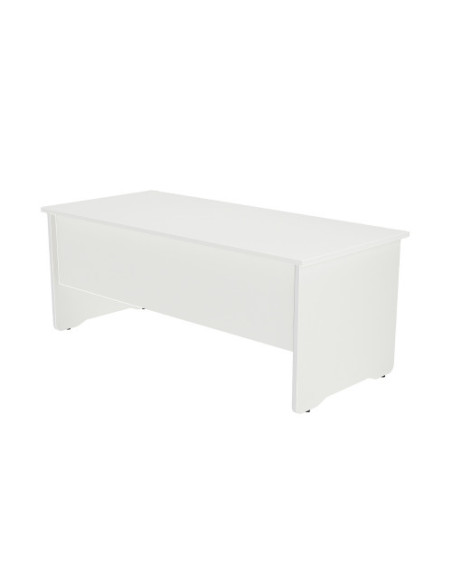 MESA DE OFICINA SERIE WORK 200X80 BLANCO / BLANCO ROCADA 2004AW04V24