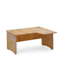 MESA DE OFICINA SERIE WORK CON FORMA DE L DERECHA 180X120 ROBLE / ROBLE ROCADA 2052AR08V24