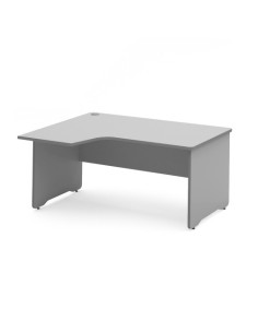 MESA DE OFICINA SERIE WORK CON FORMA DE L IZQUIERDA 160X120 GRIS / GRIS ROCADA 2053AN02V24