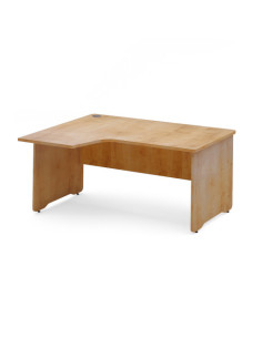 MESA DE OFICINA SERIE WORK CON FORMA DE L IZQUIERDA 180X120 ROBLE / ROBLE ROCADA 2054AR08V24