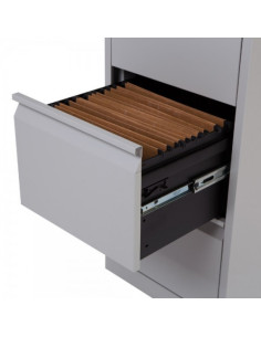 ARCHIVADOR METALICO 4 CAJONES GRIS. MEDIDA: 47X132