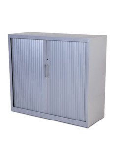 ARMARIO METÁLICO PERSIANA 105X120X45 INCLUYE 2 BALDAS. COLOR GRIS. MEDIDA 120X105X45CM (LAXALXPR) ROCADA 1501AC00