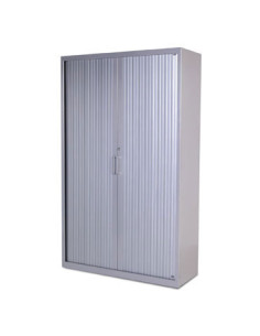 ARMARIO METÁLICO PERSIANA 198X120X45 INCLUYE 4 BALDAS. COLOR GRIS. MEDIDA 120X198X45CM (LAXALXPR) ROCADA 1502AC00