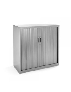 ARMARIO METÁLICO PERSIANA 105X102X45 GRIS INCLUYE 2 BALDAS ROCADA 1506AC00