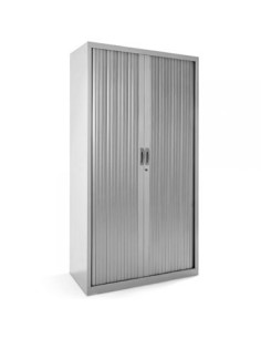 ARMARIO METÁLICO PERSIANA 198X102X45 GRIS INCLUYE 4 BALDAS ROCADA 1507AC00