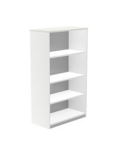ARMARIO ESTANTERIA MEDIO SIN PUERTAS 156X90X45 ESTRUCTURA BLANCA/TAPA BLANCO ROCADA 1055AW04V24