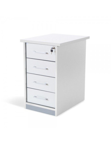 CAJONERA BUCK 4 CAJONES. LATERALES BLANCO / TECHO + FRENTE BLANCO ROCADA 4005AW04V24