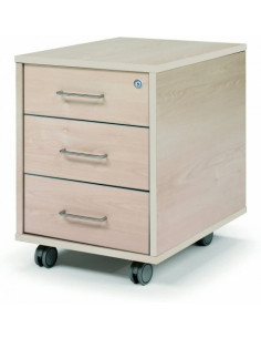 CAJONERA BUCK MOVIL 3 CAJONES. COLOR: ESTRUCTURA HAYA / FRONTAL HAYA ROCADA 4003AA01V24