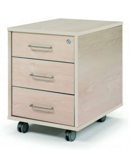 CAJONERA BUCK MOVIL 3 CAJONES. COLOR: ESTRUCTURA HAYA / FRONTAL HAYA ROCADA 4003AA01V24