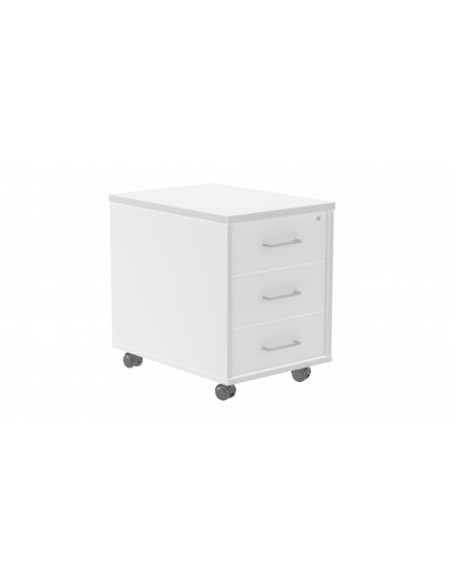 CAJONERA BUCK MOVIL 3 CAJONES. COLOR: ESTRUCTURA BLANCA / FRONTAL BLANCO ROCADA 4003AW04V24