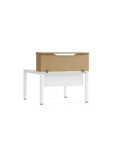 MODULO RECEPCION ALTILLO 100CM ROBLE / ROBLE. MEDIDAS 100X40X30CM. (MESA NO INCLUIDA EN EL PRECIO