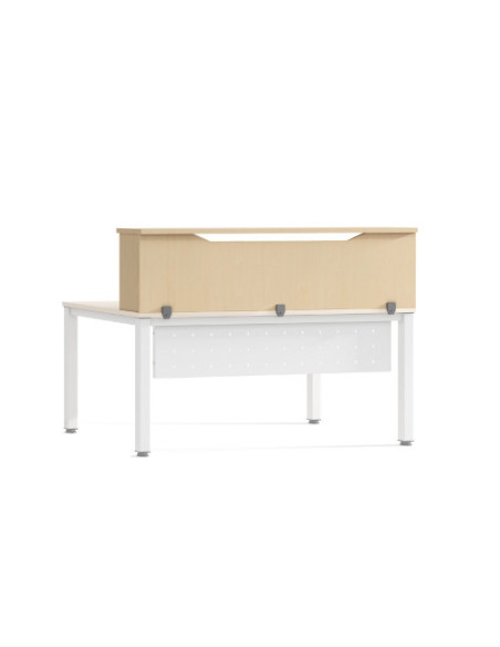 MODULO RECEPCION ALTILLO 140CM HAYA / HAYA. MEDIDAS 140X40X30CM. (MESA NO INCLUIDA EN EL PRECIO