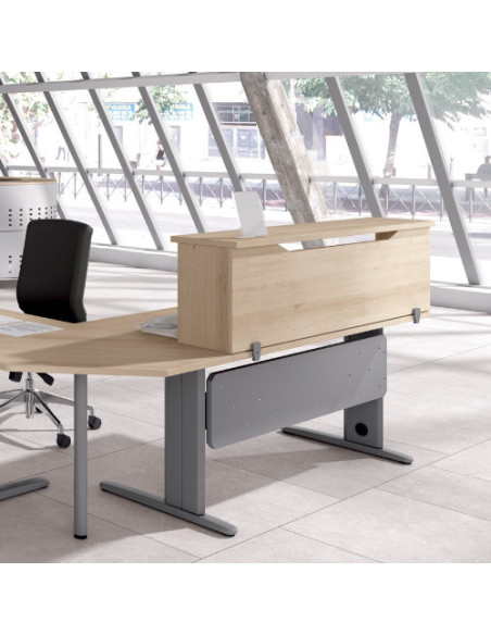 MODULO RECEPCION ALTILLO 140CM HAYA / HAYA. MEDIDAS 140X40X30CM. (MESA NO INCLUIDA EN EL PRECIO, SE COMPRA APARTE) ROCADA 5014AA