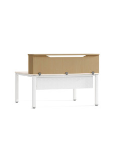 MODULO RECEPCION ALTILLO 140CM ROBLE / ROBLE. MEDIDAS 140X40X30CM. (MESA NO INCLUIDA EN EL PRECIO