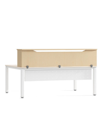 MODULO RECEPCION ALTILLO 200CM HAYA / HAYA. MEDIDAS 200X40X30CM. (MESA NO INCLUIDA EN EL PRECIO