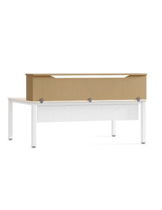 MODULO RECEPCION ALTILLO 200CM ROBLE / ROBLE. MEDIDAS 200X40X30CM. (MESA NO INCLUIDA EN EL PRECIO