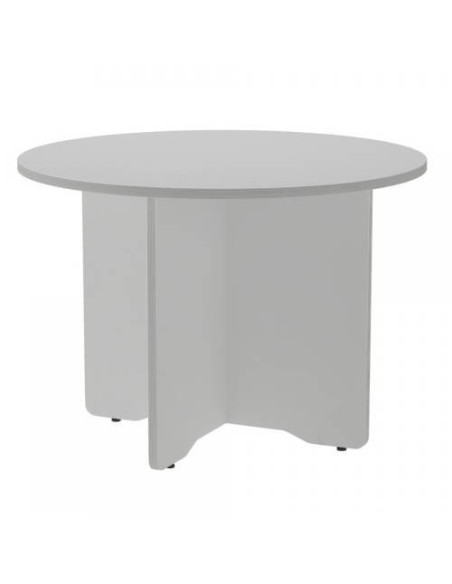 MESA DE REUNIONES REDONDA 100CM DE DIAMETRO. ALTURA 72CM. COLOR: PATA ALUMINIO / TABLERO GRIS ROCADA 3005AN02V24 MESA DE REUNIONES REDONDA 100CM DE DIAMETRO. ALTURA 72CM. COLOR: PATA ALUMINIO / TABLERO GRIS ROCADA 3005AN02V24