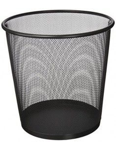 PAPELERA PLUS METAL PEQUEÑA GRAFITO