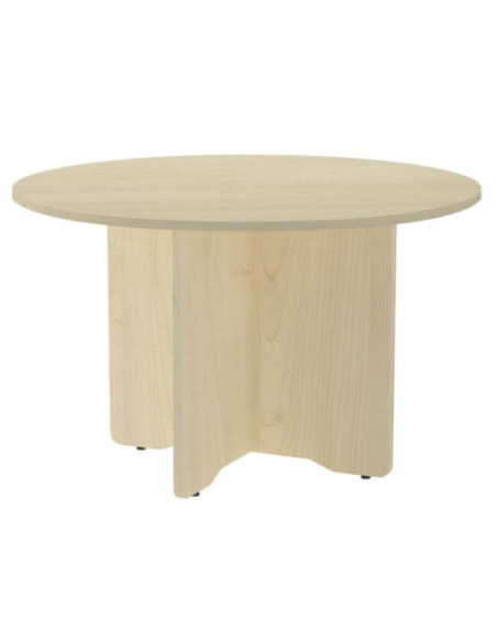 MESA DE REUNIONES REDONDA 120CM DE DIAMETRO. ALTURA 72CM. COLOR: PATA HAYA / TABLERO HAYA ROCADA 3006AA01V24 MESA DE REUNIONES REDONDA 120CM DE DIAMETRO. ALTURA 72CM. COLOR: PATA HAYA / TABLERO HAYA ROCADA 3006AA01V24