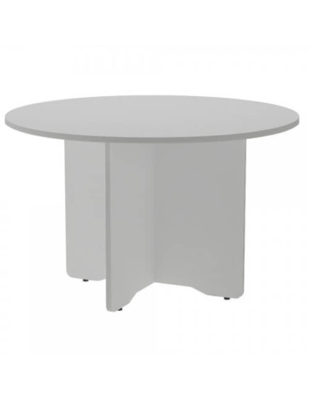 MESA DE REUNIONES REDONDA 120CM DE DIAMETRO. ALTURA 72CM. COLOR: PATA ALUMINIO / TABLERO GRIS ROCADA 3006AN02V24 MESA DE REUNIONES REDONDA 120CM DE DIAMETRO. ALTURA 72CM. COLOR: PATA ALUMINIO / TABLERO GRIS ROCADA 3006AN02V24