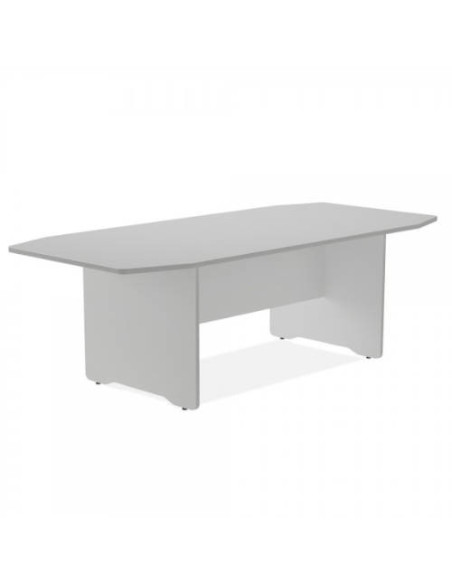 MESA DE REUNIONES 220X100X72CM. COLOR: PATA ALUMINIO / TABLERO GRIS ROCADA 3003AN02V24 MESA DE REUNIONES 220X100X72CM. COLOR: PATA ALUMINIO / TABLERO GRIS ROCADA 3003AN02V24