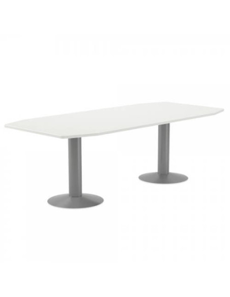 MESA DE REUNIONES 220X100X72CM. COLOR: PATA METALICA GRIS / TABLERO BLANCO ROCADA 3003AT04 MESA DE REUNIONES 220X100X72CM. COLOR: PATA METALICA GRIS / TABLERO BLANCO ROCADA 3003AT04