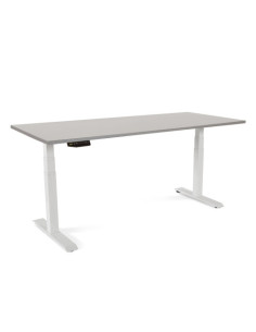 MESA 180CM REGULABLE EN ALTURA ELECTRICAMENTE. TABLERO COLOR GRIS ROCADA 2003XCR02